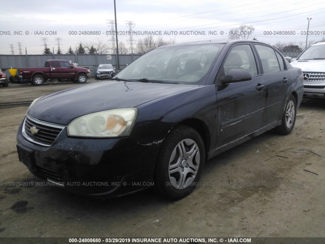 1G1ZS58N17F217670 - 2007 CHEVROLET MALIBU LS BLUE photo 2