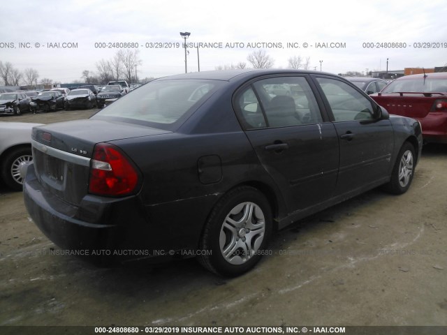 1G1ZS58N17F217670 - 2007 CHEVROLET MALIBU LS BLUE photo 4