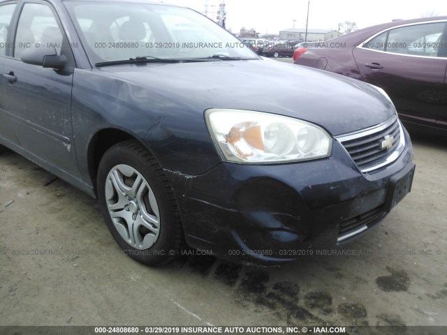 1G1ZS58N17F217670 - 2007 CHEVROLET MALIBU LS BLUE photo 6