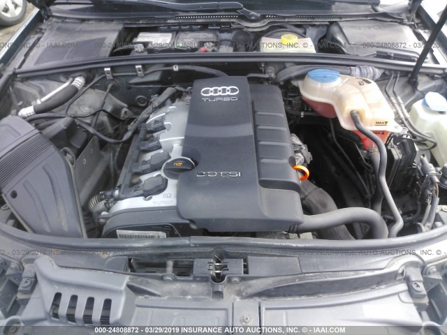 WAUAF78E36A059541 - 2006 AUDI A4 2/TURBO GRAY photo 10