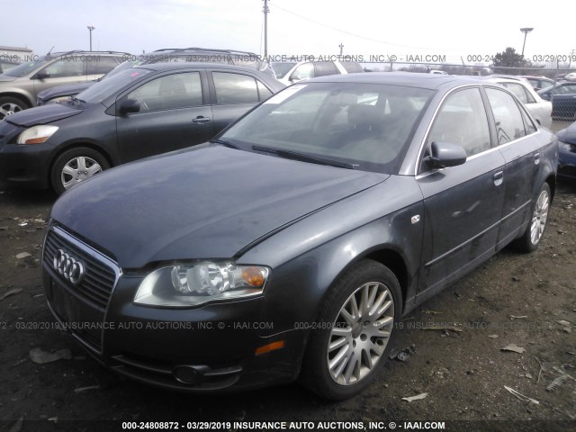 WAUAF78E36A059541 - 2006 AUDI A4 2/TURBO GRAY photo 2