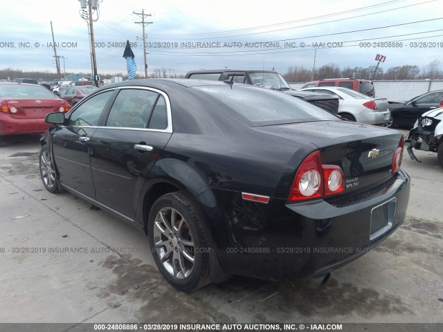 1G1ZK57799F177893 - 2009 CHEVROLET MALIBU LTZ BLACK photo 3