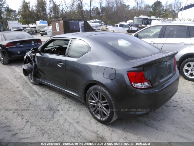 JTKJF5C7XB3018024 - 2011 TOYOTA SCION TC GRAY photo 3