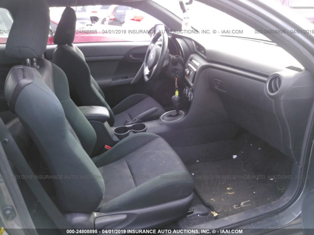 JTKJF5C7XB3018024 - 2011 TOYOTA SCION TC GRAY photo 5