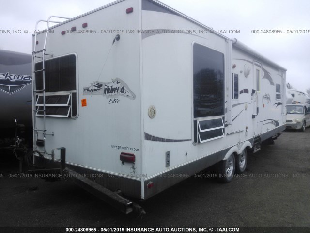 4X4TTHE2X8N010539 - 2008 PALOMINO 31FT TE-829RES  WHITE photo 4