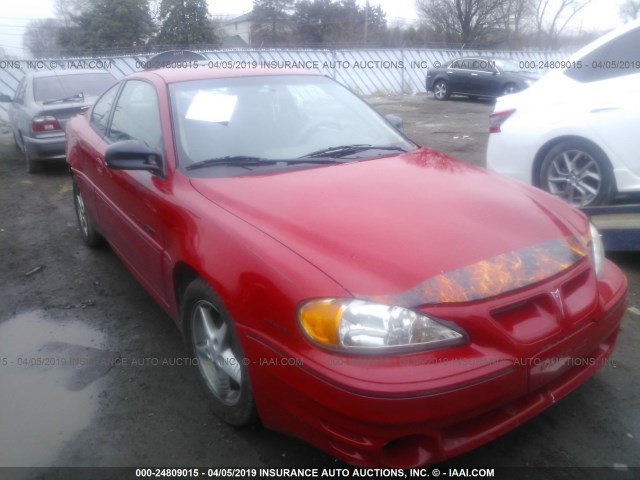 1G2NW12E2YM782023 - 2000 PONTIAC GRAND AM GT RED photo 1