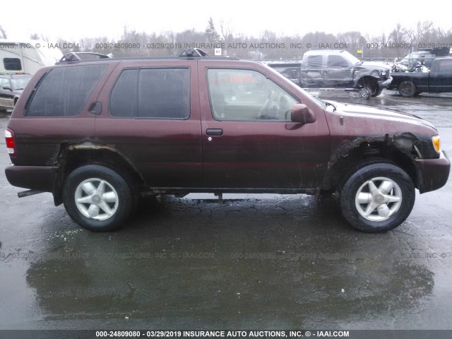 JN8AR07Y4XW383264 - 1999 NISSAN PATHFINDER LE/SE/XE RED photo 6