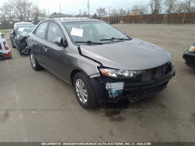 KNAFU4A24A5053890 - 2010 KIA FORTE EX GRAY photo 1