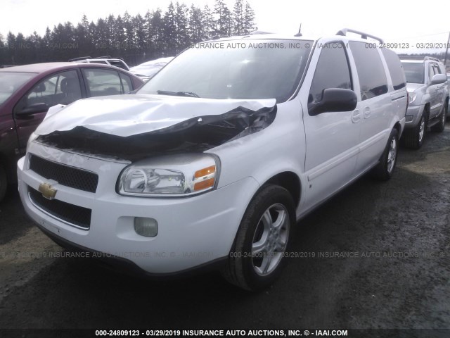 1GNDV33196D193329 - 2006 CHEVROLET UPLANDER LT WHITE photo 2