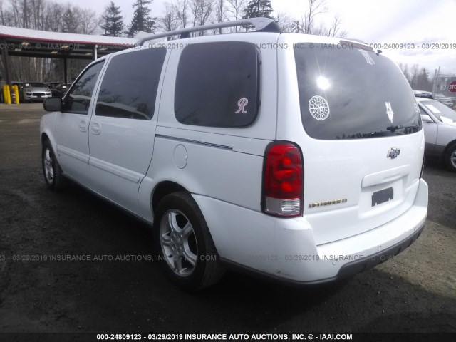 1GNDV33196D193329 - 2006 CHEVROLET UPLANDER LT WHITE photo 3