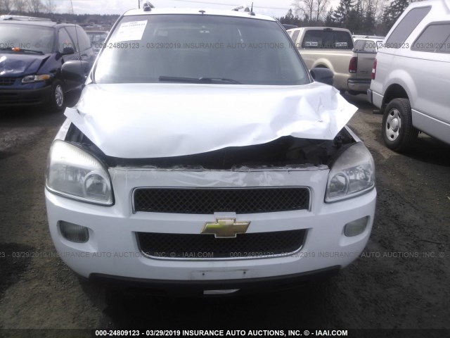 1GNDV33196D193329 - 2006 CHEVROLET UPLANDER LT WHITE photo 6