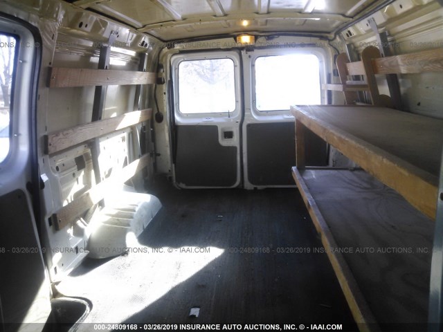 1FTNE24W78DA89393 - 2008 FORD ECONOLINE E250 VAN WHITE photo 8