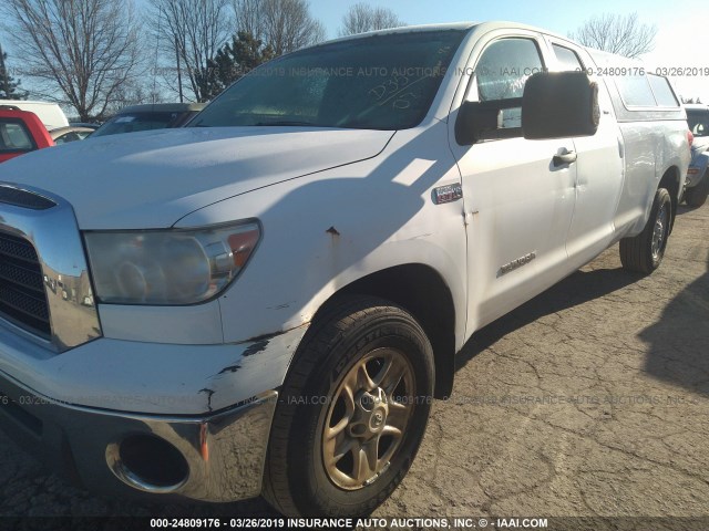 5TFCV54167X004909 - 2007 TOYOTA TUNDRA DOUBLE CAB SR5 WHITE photo 6