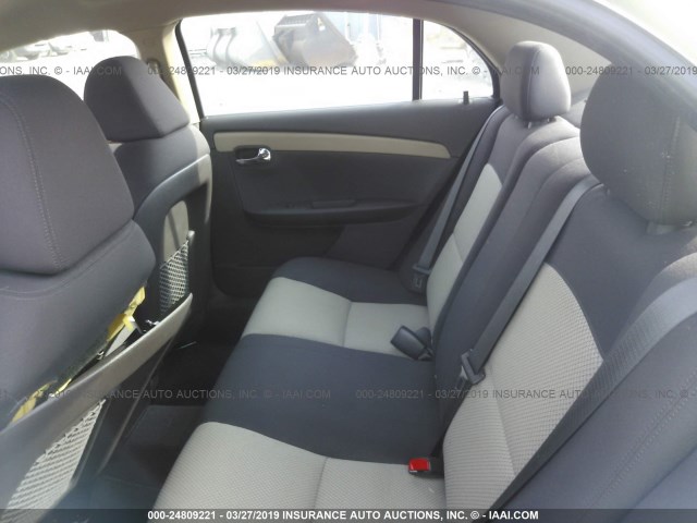 1G1ZC5EB8AF309065 - 2010 CHEVROLET MALIBU 1LT ოქროსფერი ფოტო 8