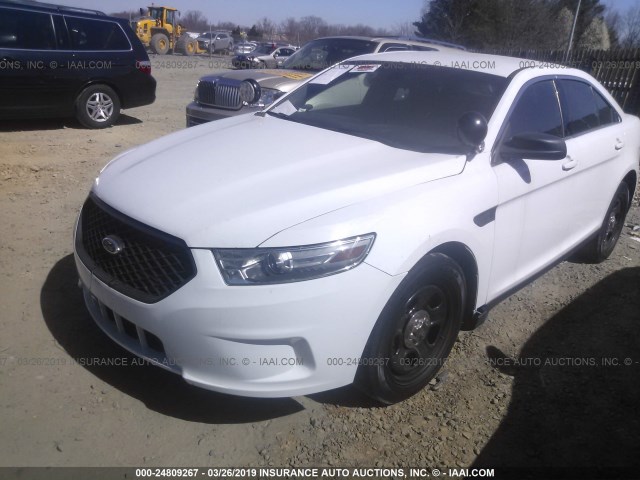 1FAHP2M87DG177979 - 2013 FORD TAURUS POLICE INTERCEPTOR WHITE photo 2