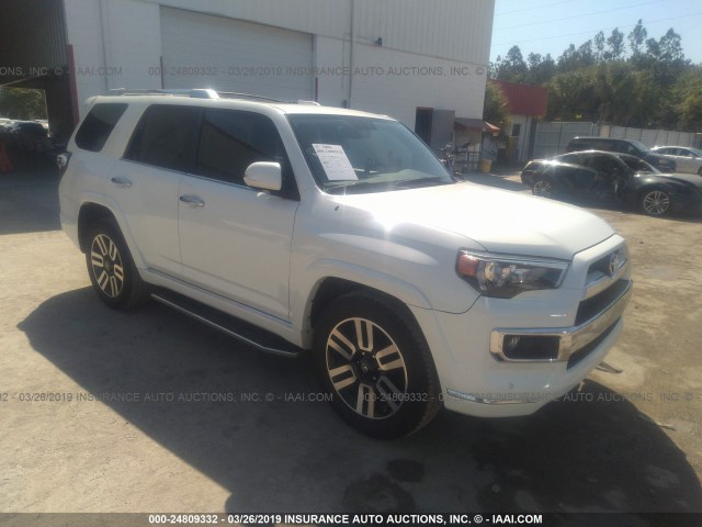 JTEZU5JR0E5077298 - 2014 TOYOTA 4RUNNER SR5/LIMITED WHITE photo 1