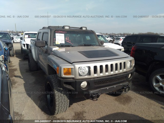 5GNEN13E098125793 - 2009 HUMMER H3T SILVER photo 1