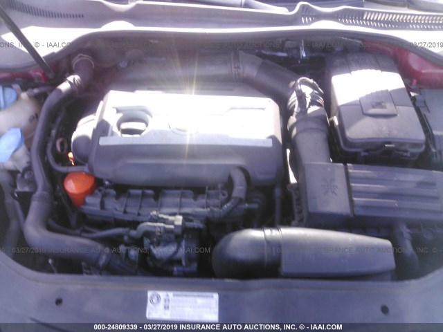 3VWRA7AJXAM041977 - 2010 VOLKSWAGEN JETTA WOLFSBURG 红色 照片 10