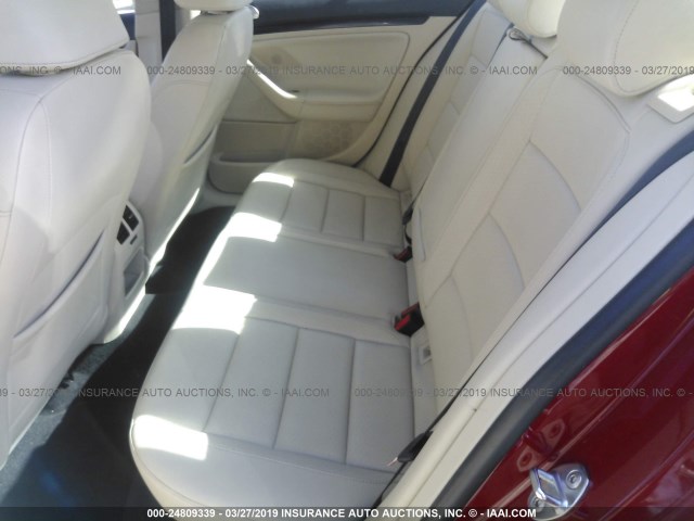 3VWRA7AJXAM041977 - 2010 VOLKSWAGEN JETTA WOLFSBURG 红色 照片 8