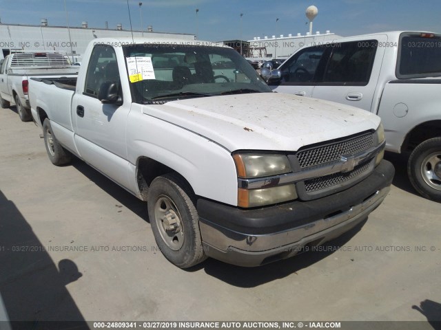 1GCEC14V53Z342407 - 2003 CHEVROLET SILVERADO C1500 WHITE photo 1