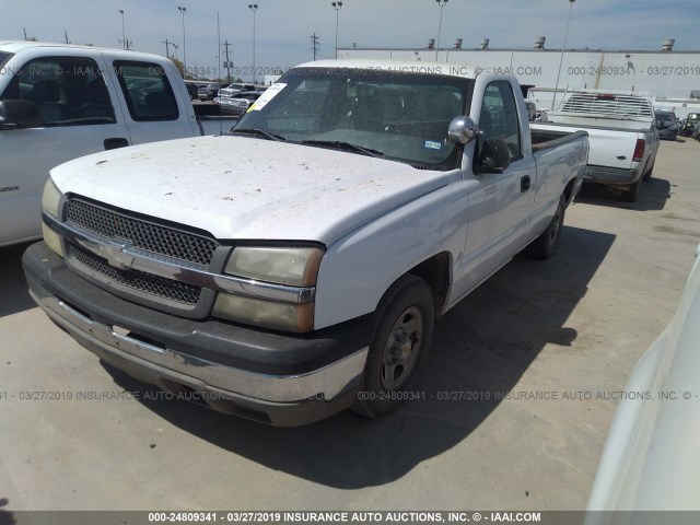 1GCEC14V53Z342407 - 2003 CHEVROLET SILVERADO C1500 WHITE photo 2