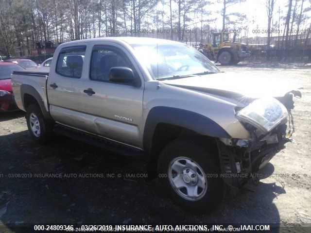 5TELU42N58Z486687 - 2008 TOYOTA TACOMA DOUBLE CAB 棕色 照片 1
