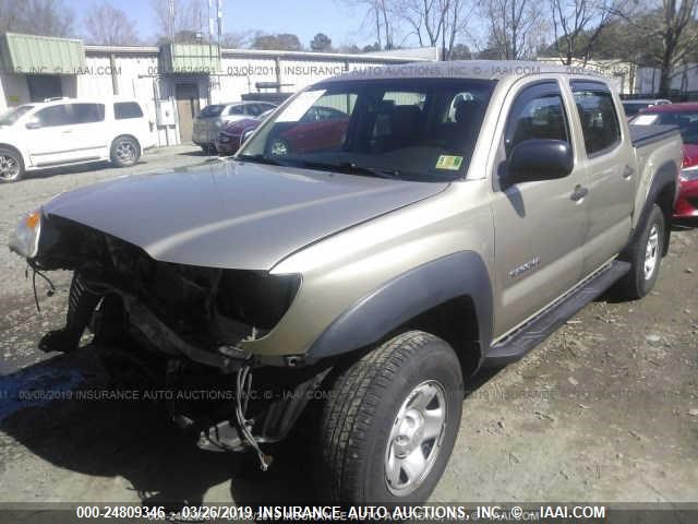 5TELU42N58Z486687 - 2008 TOYOTA TACOMA DOUBLE CAB 棕色 照片 2