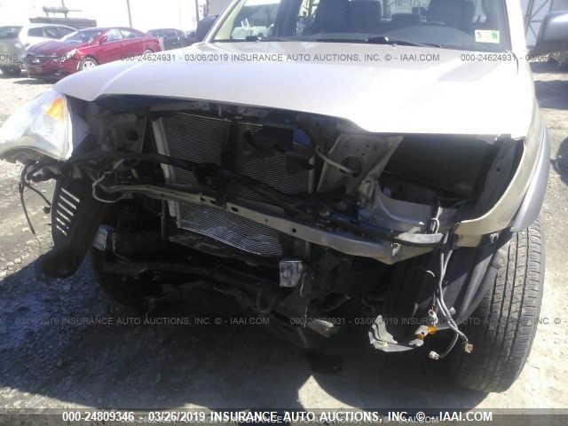 5TELU42N58Z486687 - 2008 TOYOTA TACOMA DOUBLE CAB 棕色 照片 6