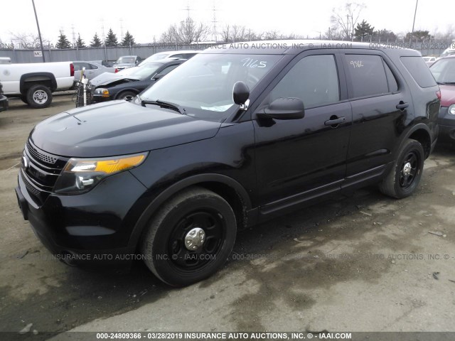 1FM5K8AR6DGC87073 - 2013 FORD EXPLORER POLICE INTERCEPTOR BLACK photo 2