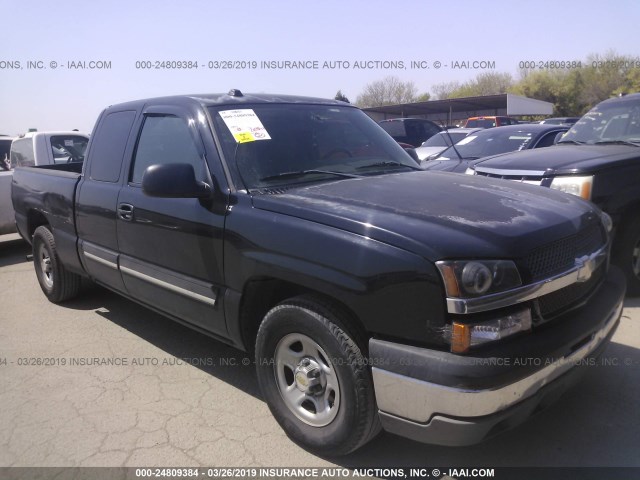 2GCEC19V941305234 - 2004 CHEVROLET SILVERADO C1500 BLACK photo 1