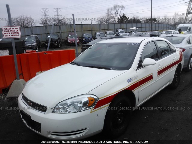 2G1WS55RX79404442 - 2007 CHEVROLET IMPALA POLICE WHITE photo 2