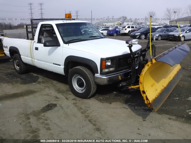 1GTGK24R1YR210689 - 2000 GMC SIERRA K2500 WHITE photo 1