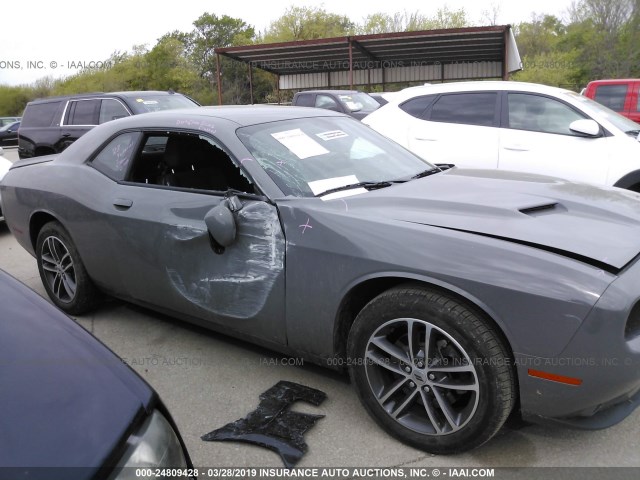 2C3CDZGG4KH583782 - 2019 DODGE CHALLENGER SXT GRAY photo 6