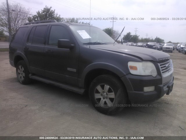 1FMEU73E56UB45090 - 2006 FORD EXPLORER XLT GRAY photo 1