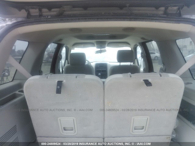 1FMEU73E56UB45090 - 2006 FORD EXPLORER XLT GRAY photo 8