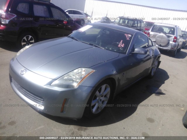 JN1AZ34E45M650387 - 2005 NISSAN 350Z COUPE GRAY photo 2