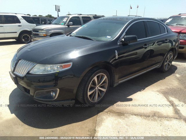 1LNHM93R79G603162 - 2009 LINCOLN MKS BLACK photo 2