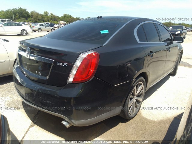 1LNHM93R79G603162 - 2009 LINCOLN MKS BLACK photo 4