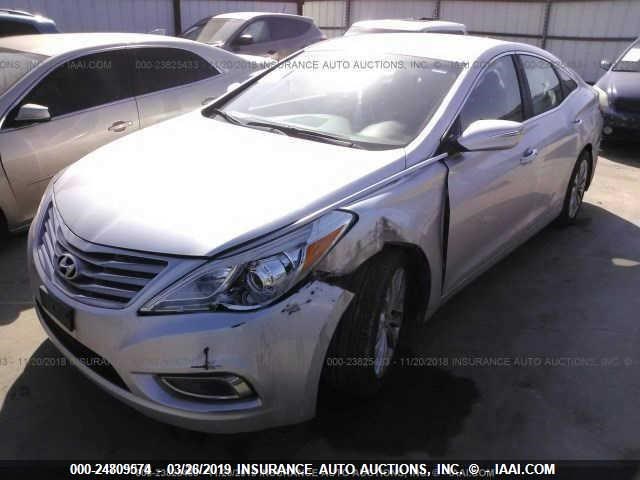 KMHFG4JG9DA253807 - 2013 HYUNDAI AZERA SILVER photo 2