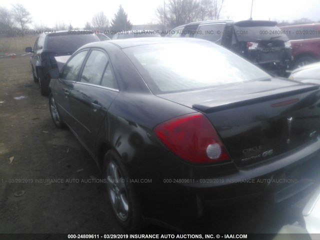 1G2ZH58N574237409 - 2007 PONTIAC G6 GT BLACK photo 3