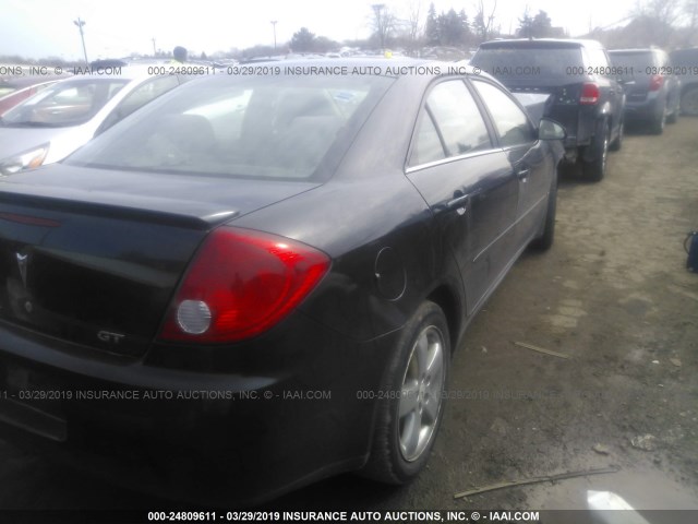 1G2ZH58N574237409 - 2007 PONTIAC G6 GT BLACK photo 4