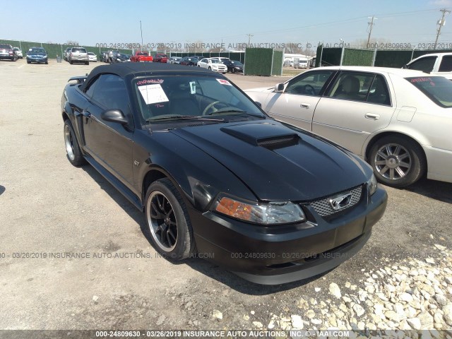 1FAFP45X03F309025 - 2003 FORD MUSTANG GT BLACK photo 1