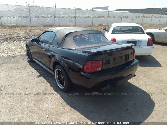 1FAFP45X03F309025 - 2003 FORD MUSTANG GT BLACK photo 3