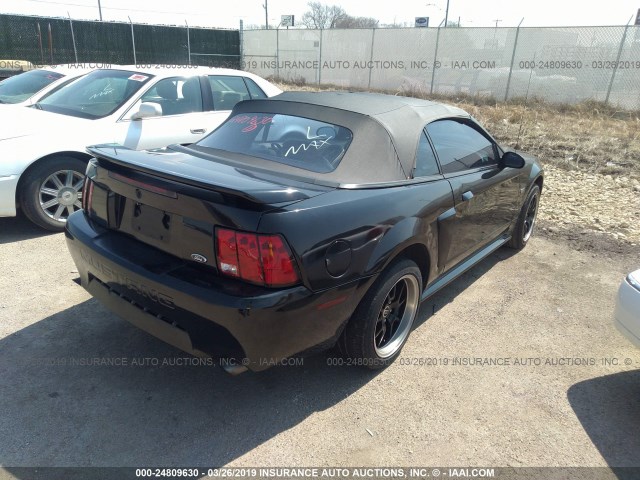 1FAFP45X03F309025 - 2003 FORD MUSTANG GT BLACK photo 4