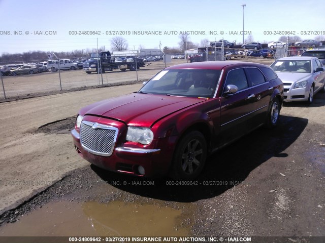 2D4FV48T75H628631 - 2005 DODGE MAGNUM SE RED photo 2