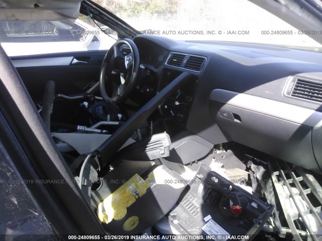 3VWLL7AJXBM131485 - 2011 VOLKSWAGEN JETTA TDI BLUE photo 5