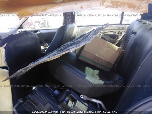 3VWLL7AJXBM131485 - 2011 VOLKSWAGEN JETTA TDI BLUE photo 8