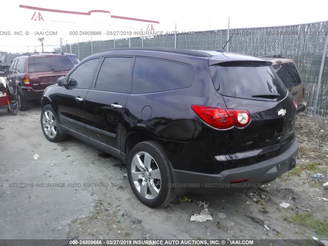1GNLREED2AS105082 - 2010 CHEVROLET TRAVERSE LS BROWN photo 3