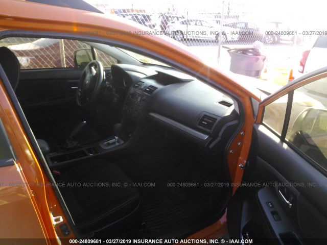 JF2GPAVC8DH850020 - 2013 SUBARU XV CROSSTREK 2.0 PREMIUM ORANGE photo 5