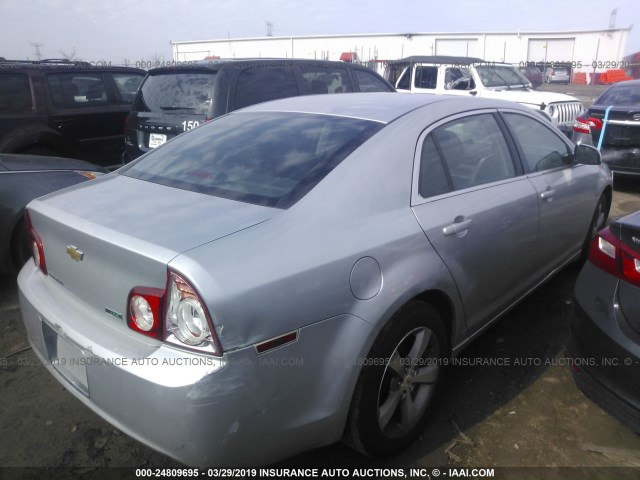 1G1ZC5EU4BF145364 - 2011 CHEVROLET MALIBU 1LT 银色 照片 4